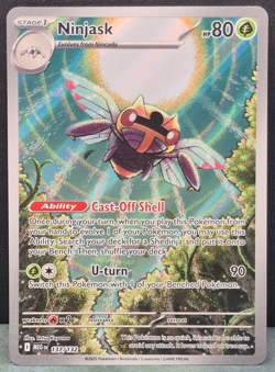 Ninjask Illustration Rare 137/132 Mega Evolution Pokemon TCG Near Mint Card NM - Image 1