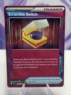 Poemon TCG, Scramble Switch 186/191 - Surging Sparks - Ace Spec Trainer Card - Image 1