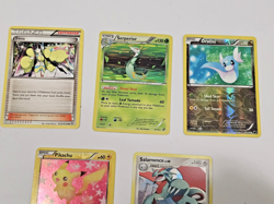 Lot of 5 Pokemon TCG Trading Cards Elesa, Serperior, Dratini,Pikachu & Salamence - Image 3