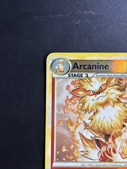Pokemon TCG Arcanine HeartGold SoulSilver Reverse Holo Card 1/123 Rare - Image 2