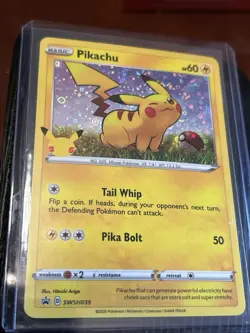 Pokemon Pikachu TCG SWSH039 General Mills 25th Anniversary Holo Promo Card - Image 1