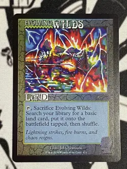 Evolving Wilds Brain Dead FOIL Secret Lair MTG - Image 1