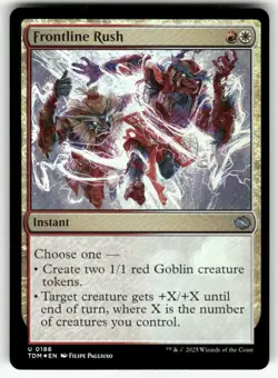 MTG | Frontline Rush FOIL | (NM) Tarkir: Dragonstorm - Image 1