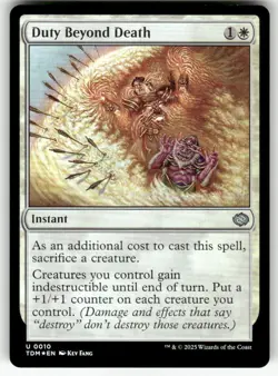MTG | Duty Beyond Death FOIL | (NM) Tarkir: Dragonstorm - Image 1