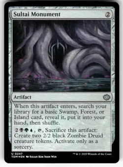 MTG | Sultai Monument FOIL | (NM) Tarkir: Dragonstorm - Image 1