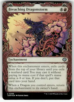 MTG | Breaching Dragonstorm (Showcase) FOIL | (NM) Tarkir: Dragonstorm - Image 1