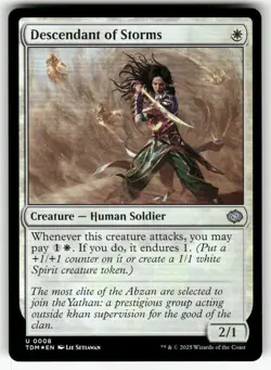 MTG | Descendant of Storms FOIL | (NM) Tarkir: Dragonstorm - Image 1
