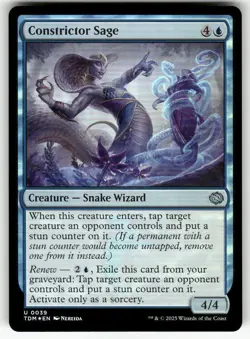 MTG | Constrictor Sage FOIL | (NM) Tarkir: Dragonstorm - Image 1