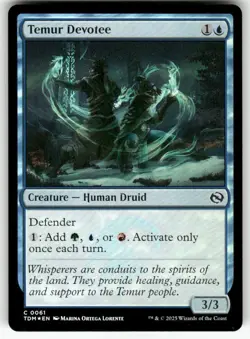 MTG | Temur Devotee FOIL | (NM) Tarkir: Dragonstorm - Image 1