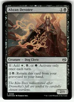 MTG | Abzan Devotee FOIL | (NM) Tarkir: Dragonstorm - Image 1