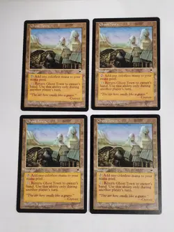 MTG Playset 4x Ghost Town (Tempest/Land/U) - BGM - Image 1