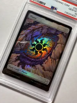 Plains #287 Dragon's Eye FULL ART FOIL MTG TDM Tarkir PSA 10 GEM MINT - Image 4