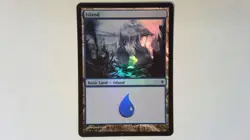 Foil Island New Phyrexia 168 - Magic the Gathering Land - Image 1