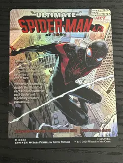 1 x Miles Morales // Ultimate Spider-Man (0234) - Foil - Borderless - Marvel's S - Image 2