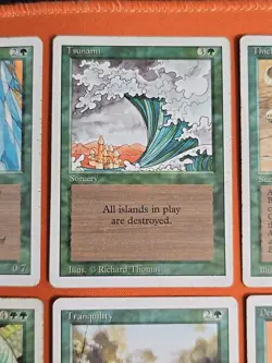 🟢🟢 1994 MAGIC THE GATHERING REVISED 3RD EDITION GREEN LOT LIGHT ▶ HEAVY PLAY - Image 5