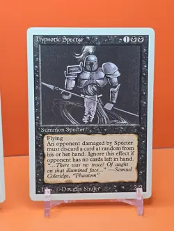⚫⚫⚫ (3) 1994 MAGIC The Gathering HYPNOTIC SPECTER REVISED 3RD EDITION PLAYED - Image 4