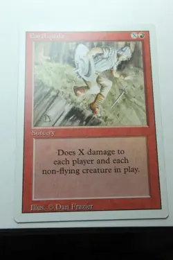 MTG Earthquake x1- -Revised Edition-Lightly Played - Image 1