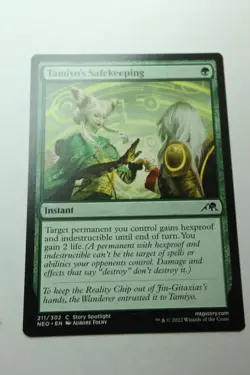 MTG Tamiyo's Safekeeping x1- -Kamigawa: Neon Dynasty-Lightly Played - Image 1