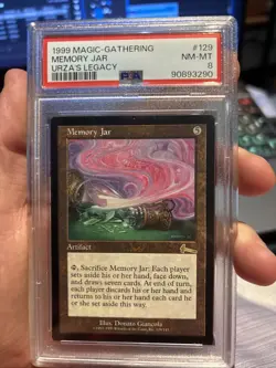 1999 Memory Jar - Urza's Legacy - PSA NM-MT 8 - Image 1