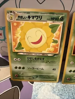 Sunkern #191 light Sunflora #192 Neo Destiny Japanese Pocket Monster Pokemon TCG - Image 2