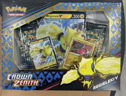 Pokemon TCG Crown Zenith Regieleki V Collection Sealed Box - Image 1