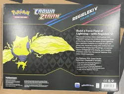 Pokemon TCG Crown Zenith Regieleki V Collection Sealed Box - Image 2