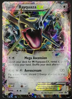 Pokemon TCG Rayquaza EX Holo XY Promo XY69 HP - Image 1