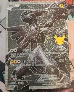 2021 Pokemon Celebrations Zekrom 114/115 Classic Collection 25th Anniversary-NM - Image 1