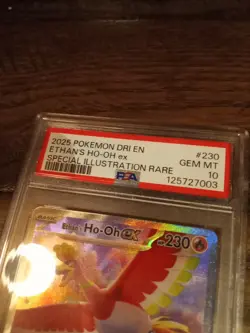 2025 POKEMON Graded Slab DRI EN-DESTINED RIVALS #230 ETHAN'S HO-OH EX PSA 10 - Image 2