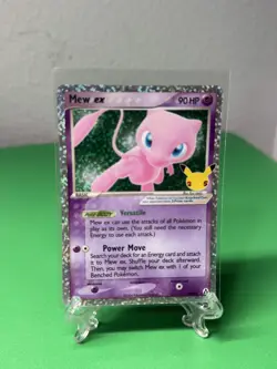 Pokemon Mew ex 88/92 Celebrations: Classic Collection Holo Near Mint - Image 1