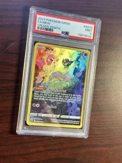 Mew 2023 Pokemon Sword & Shield Crown Zenith GG10/GG70 FA Full Art PSA 9 English - Image 2