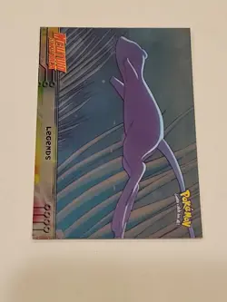 Pokemon Mewtwo Strikes Back Topps Holo Foil #1 Legends Mew NM!! - Image 1