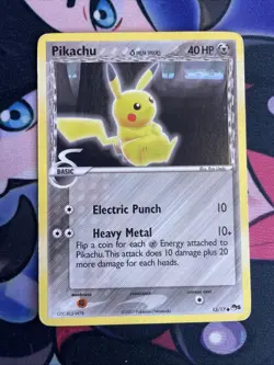 Pikachu Delta Species 13/17 Pop Series 5 Pokemon TCG Steel Type Mp - Image 1