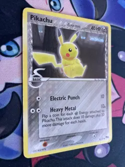 Pikachu Delta Species 13/17 Pop Series 5 Pokemon TCG Steel Type Mp - Image 2