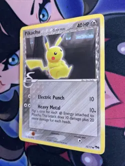 Pikachu Delta Species 13/17 Pop Series 5 Pokemon TCG Steel Type Mp - Image 3