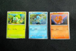 Pokemon Scarlet & Violet 151: Poster Collection Black Star Promo Starters Set - Image 2