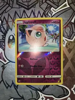 Jigglypuff 71/111 LP Reverse Holo Discontinued Fairy Type Pokemon TCG - Image 1