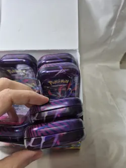 Pokemon Mega Heroes Mini Tin Display - Mega Evolution (7 Tins) - Image 5