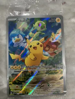 Pokemon Pikachu SVP 027 Scarlet & Violet Paldea Evolved ETB Promo SEALED - Image 1
