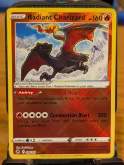 Pokemon TCG Crown Zenith Radiant Charizard Ultra Rare Holo 020/159 - Image 1