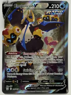 Empoleon V Alternate Full Art Ultra Rare SWSH05 Battle Styles 146/163 Pokemon NM - Image 1