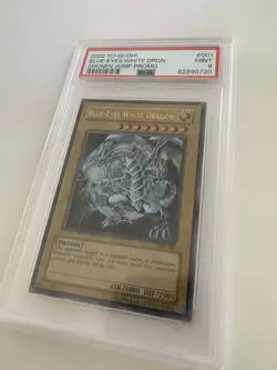 Yu-Gi-Oh Blue-Eyes White Dragon JMP-001 Shonen Jump Promo Ultra Rare PSA 9 Mint - Image 2