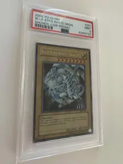 Yu-Gi-Oh Blue-Eyes White Dragon JMP-001 Shonen Jump Promo Ultra Rare PSA 9 Mint - Image 3