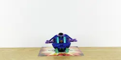 BAKUGAN B2 Special Attack Aquos PREYAS 550G Attribute Wheel SpinMaster/SEGA Rare - Image 3