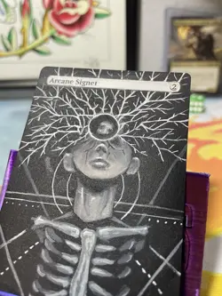 Hand-Painted Arcane Signet Alter - Unique MTG Card - One-of-a-Kind Custom Art - Image 5