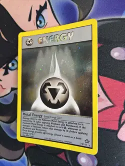 Pokemon Neo Genesis TCG Metal Energy 19/111 Holo Unlimited Rare Card MP Vintage - Image 3