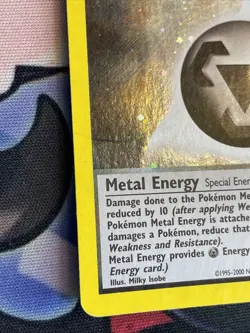 Pokemon Neo Genesis TCG Metal Energy 19/111 Holo Unlimited Rare Card MP Vintage - Image 4