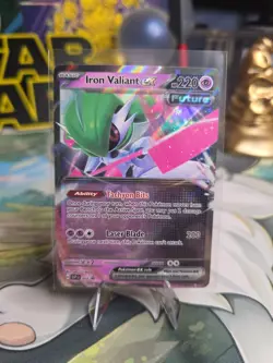 Iron Valiant ex 068 Sv: Scarlet & Violet Black Star Promo Card Holo - Image 1