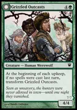 Grizzled Outcasts (Krallenhorde Wantons) - Medium Play MTG Innistrad - Image 1