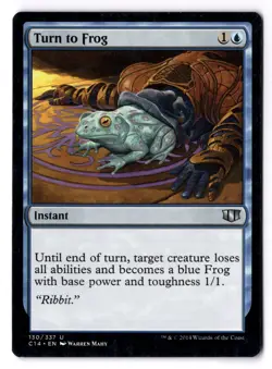 Turn To Frog LP* Commander 2014 ENGLISH 130/337 mtg -UnltdCards - Image 1